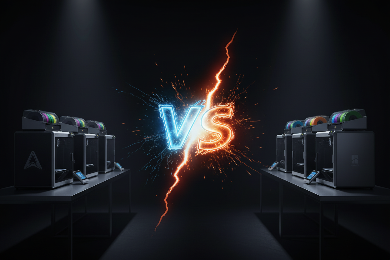 Creality vs Bambu Lab: Qual a Melhor Impressora 3D para Produção Premium?