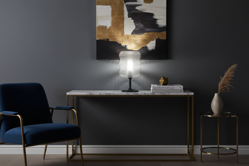 Candeeiro cinzento hero elegante