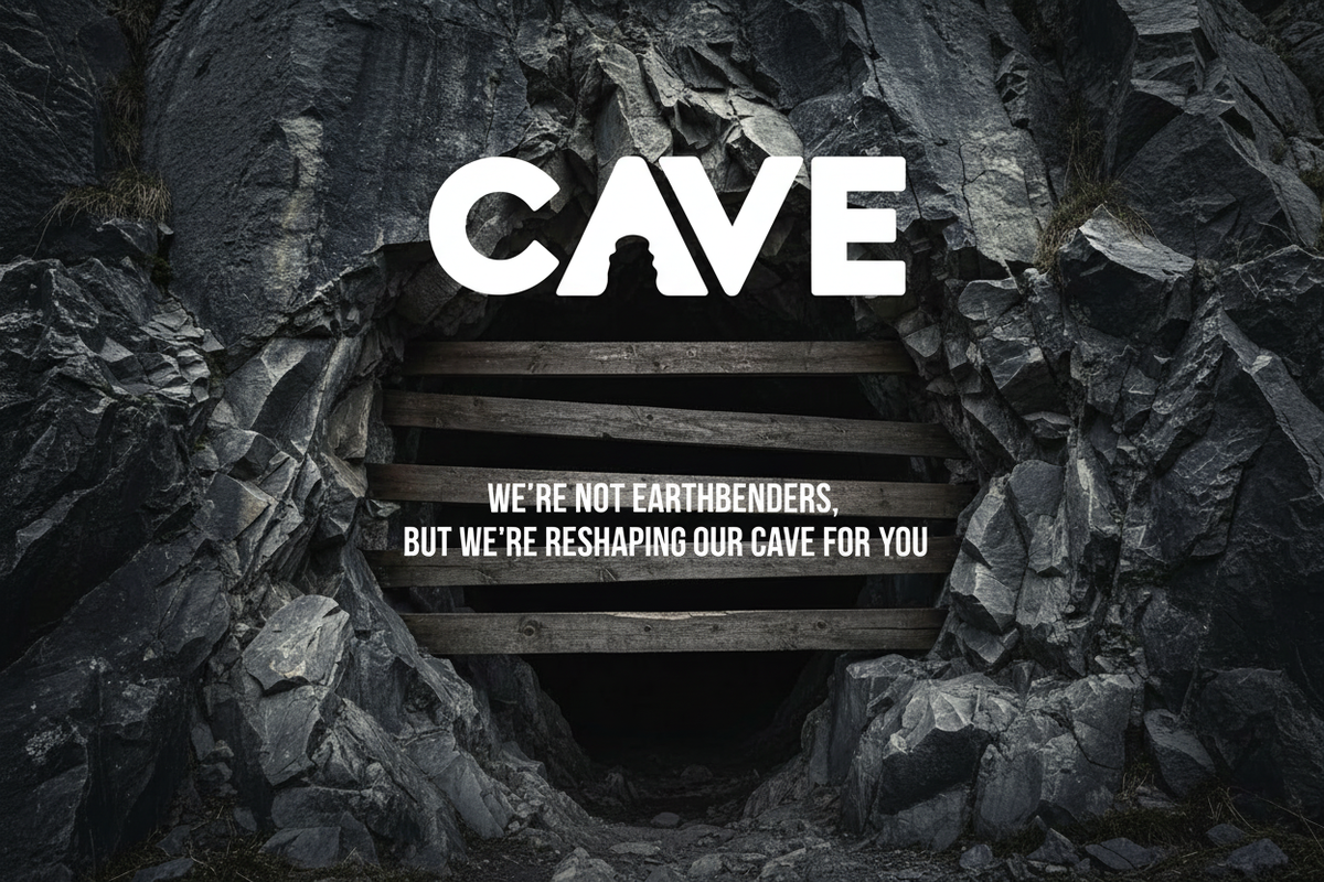 Cave — Final with Logo and Text